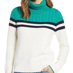 1901 Colorblock Turtleneck Long Sleeve Swe…